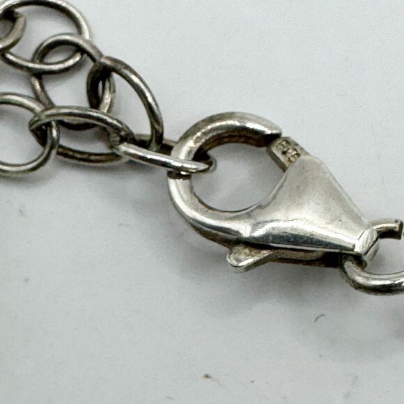 Green Nugget Baroque Pearl Necklace With Amazonite Pendant Sterling Silver 18” - Picture 12 of 15